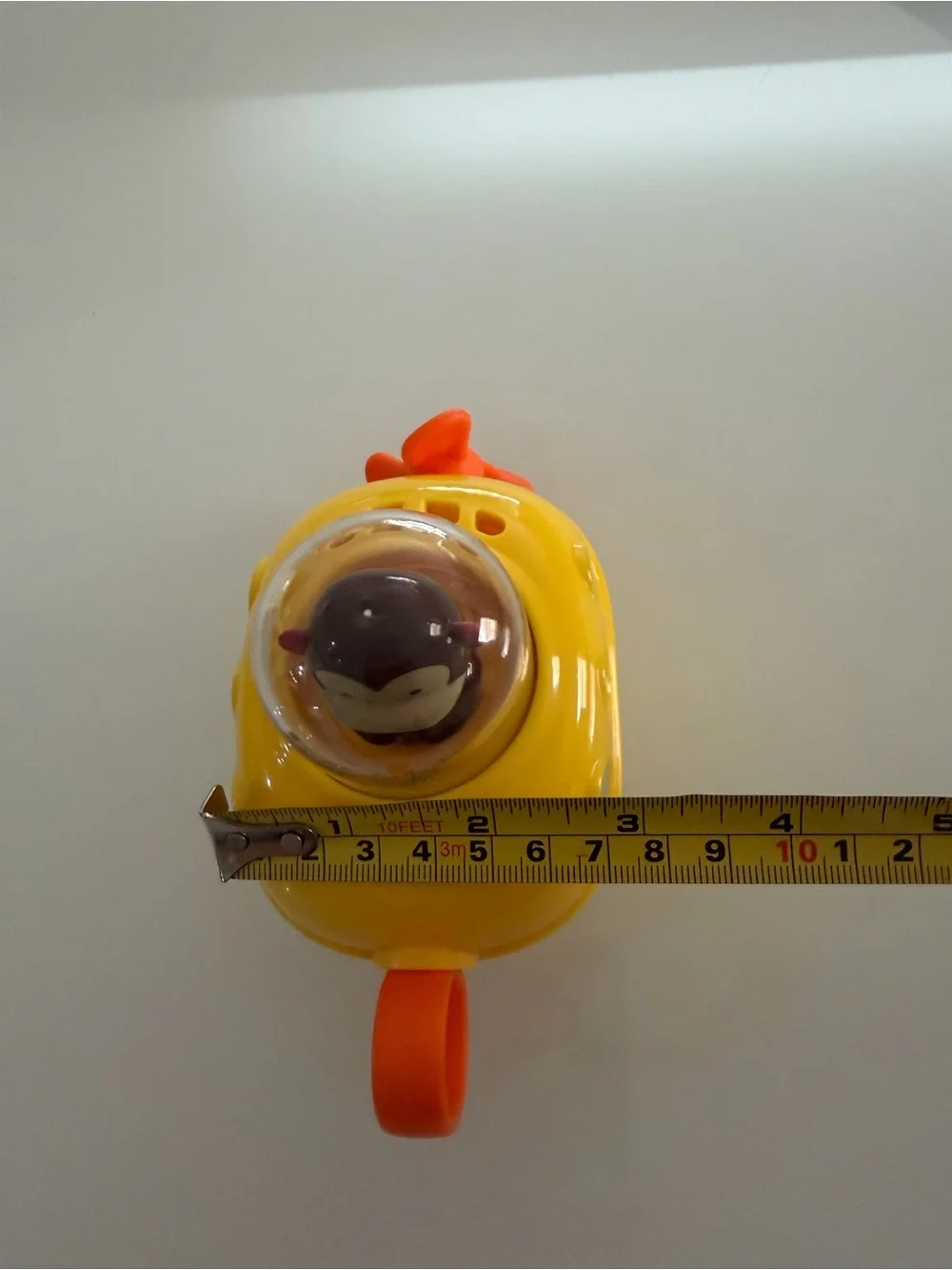 Skip Hop Yellow Submarine Bath Toy with Brown Monkey and Orange Handle